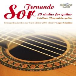 Cover of Sor: 20 Studies for Guitar