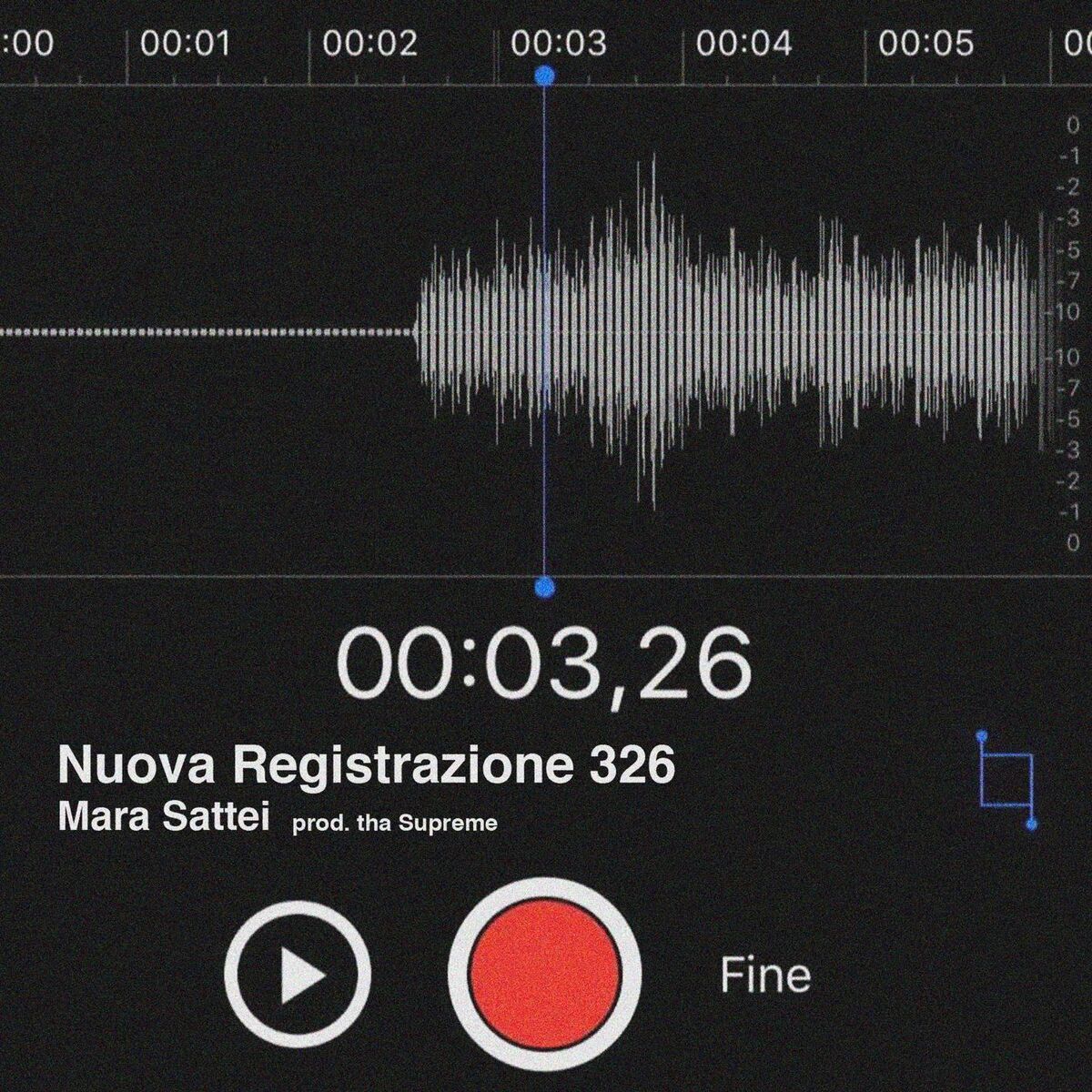 Album cover of Nuova Registrazione 326 - prod. tha Supreme