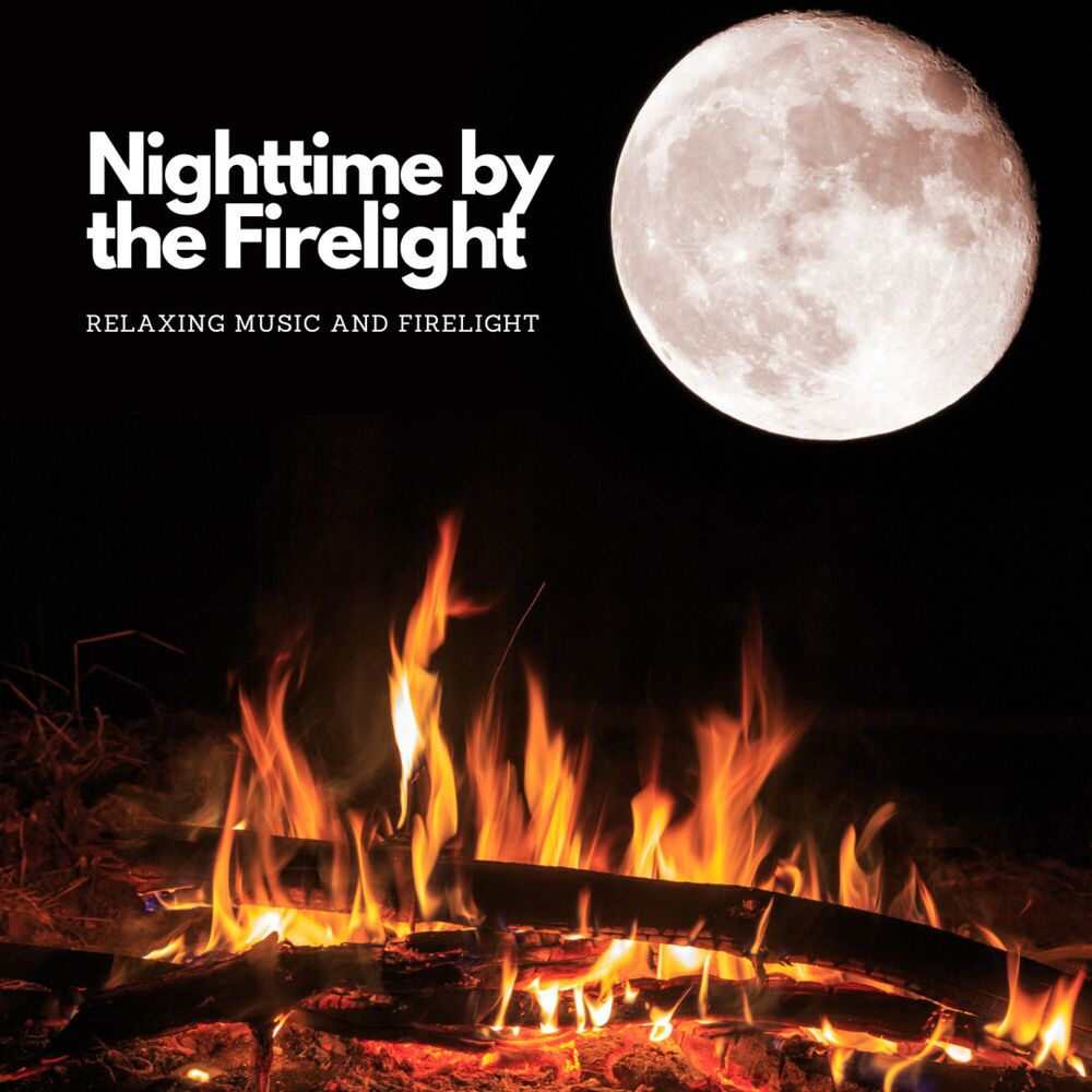 Picture of Nighttime by the Firelight: Relaxing Music and Firelight