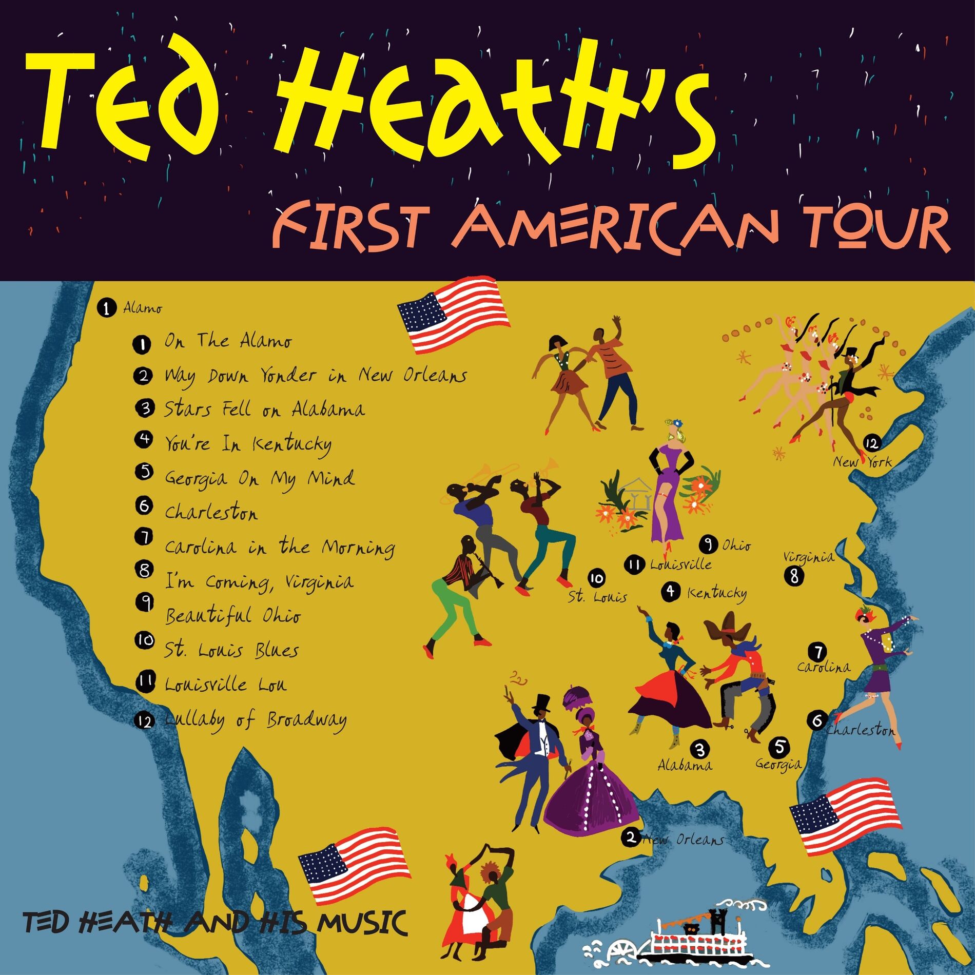 Album cover of Ted Heath's First American Tour
