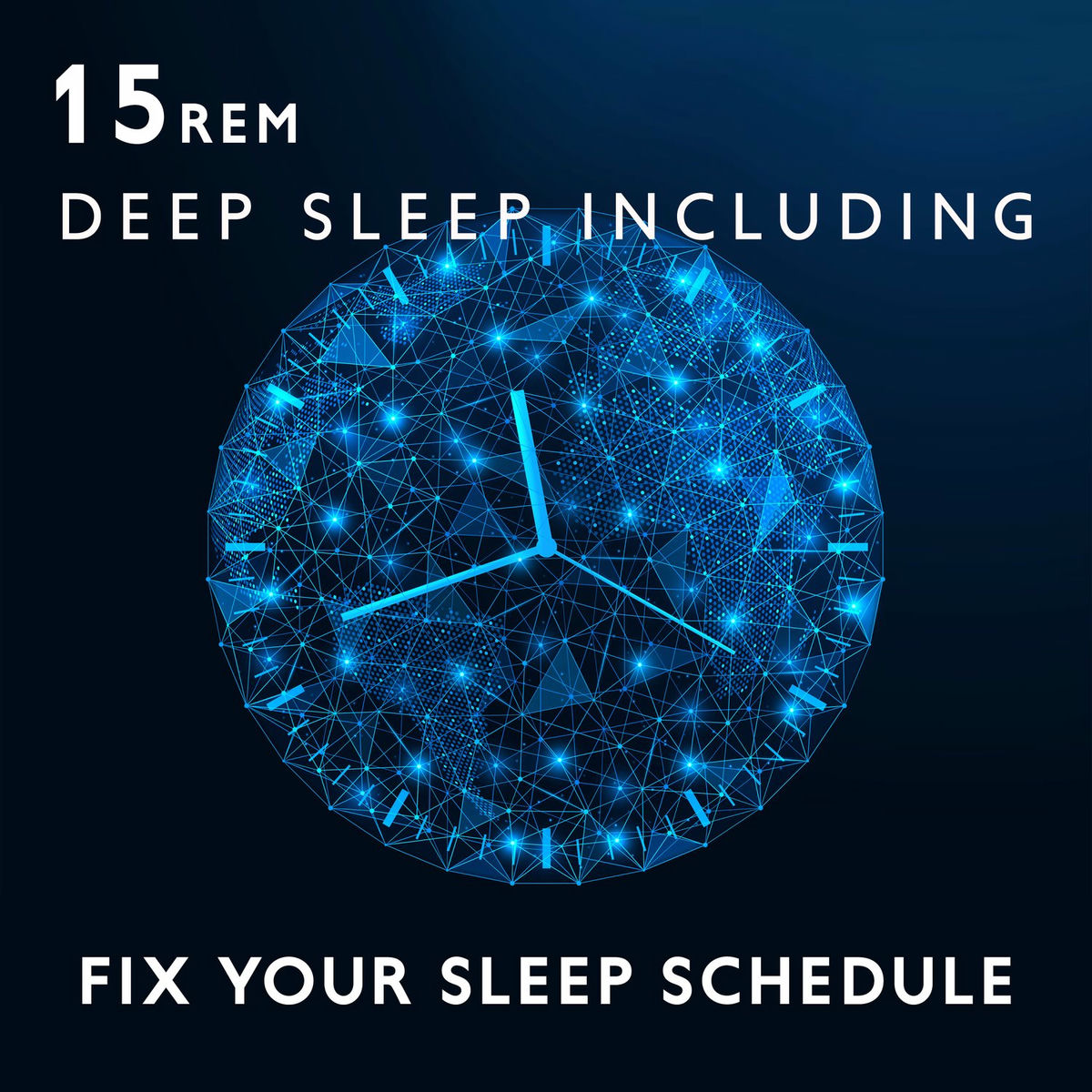 Album cover of 15 REM Deep Sleep Including: Fix Your Sleep Schedule, Regulate Sleep Pattern