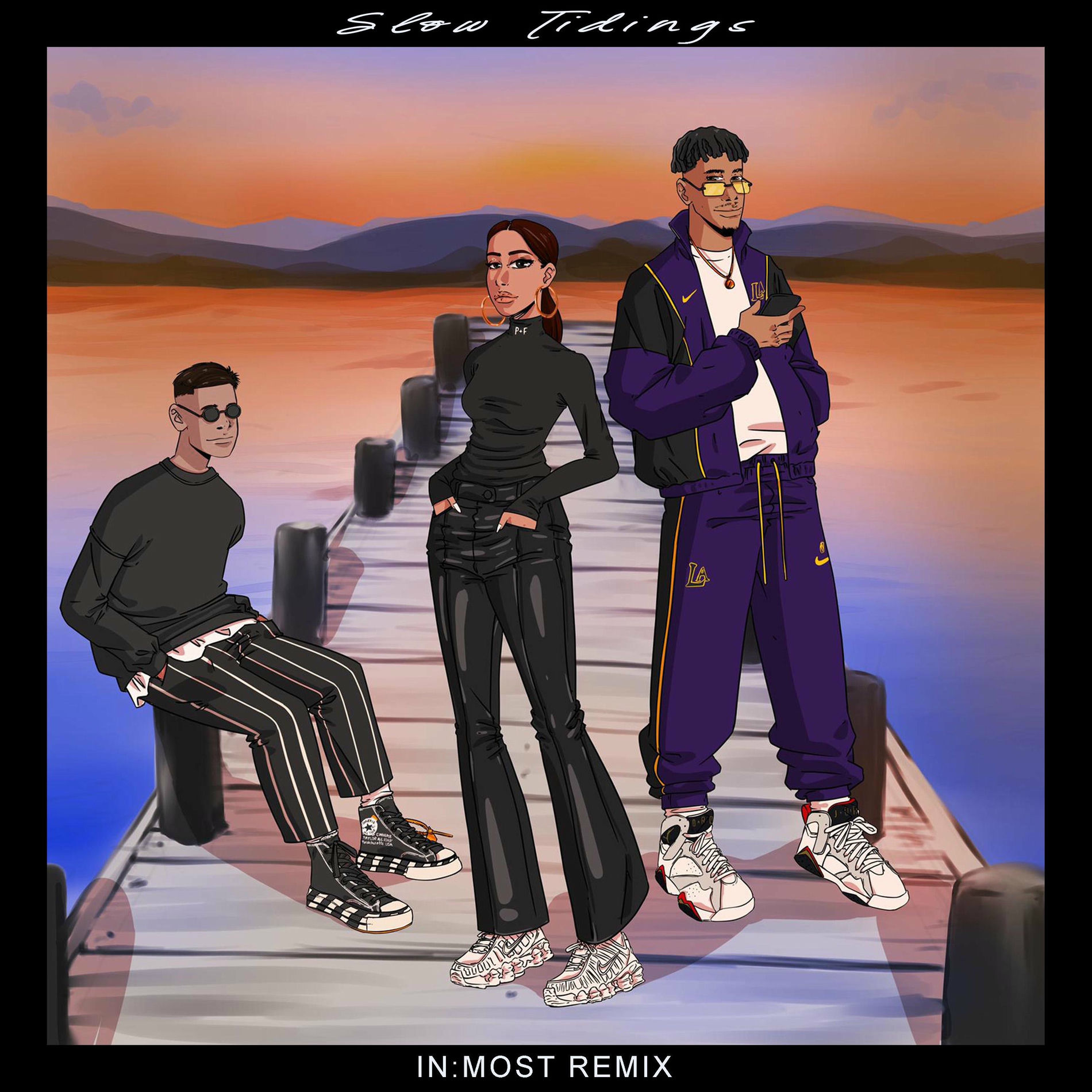 Album cover of Slow Tidings (feat. Aria Vince) [In:Most Remix]