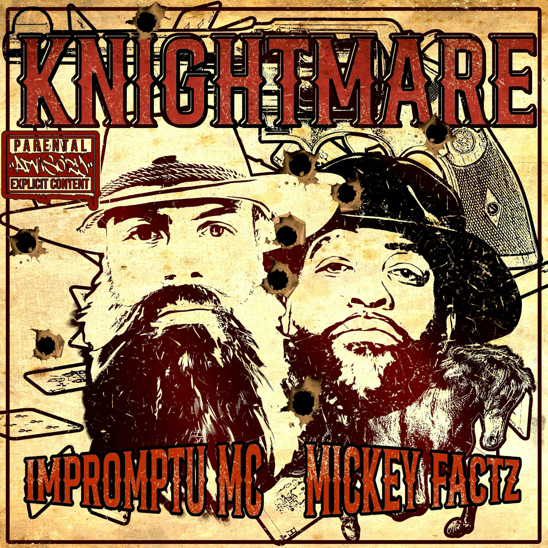 Album cover of KNIGHTMARE (feat. Mickey Factz)