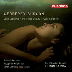 Cover of Burgon: Merciless Beauty, Cello Concerto & Viola Concerto