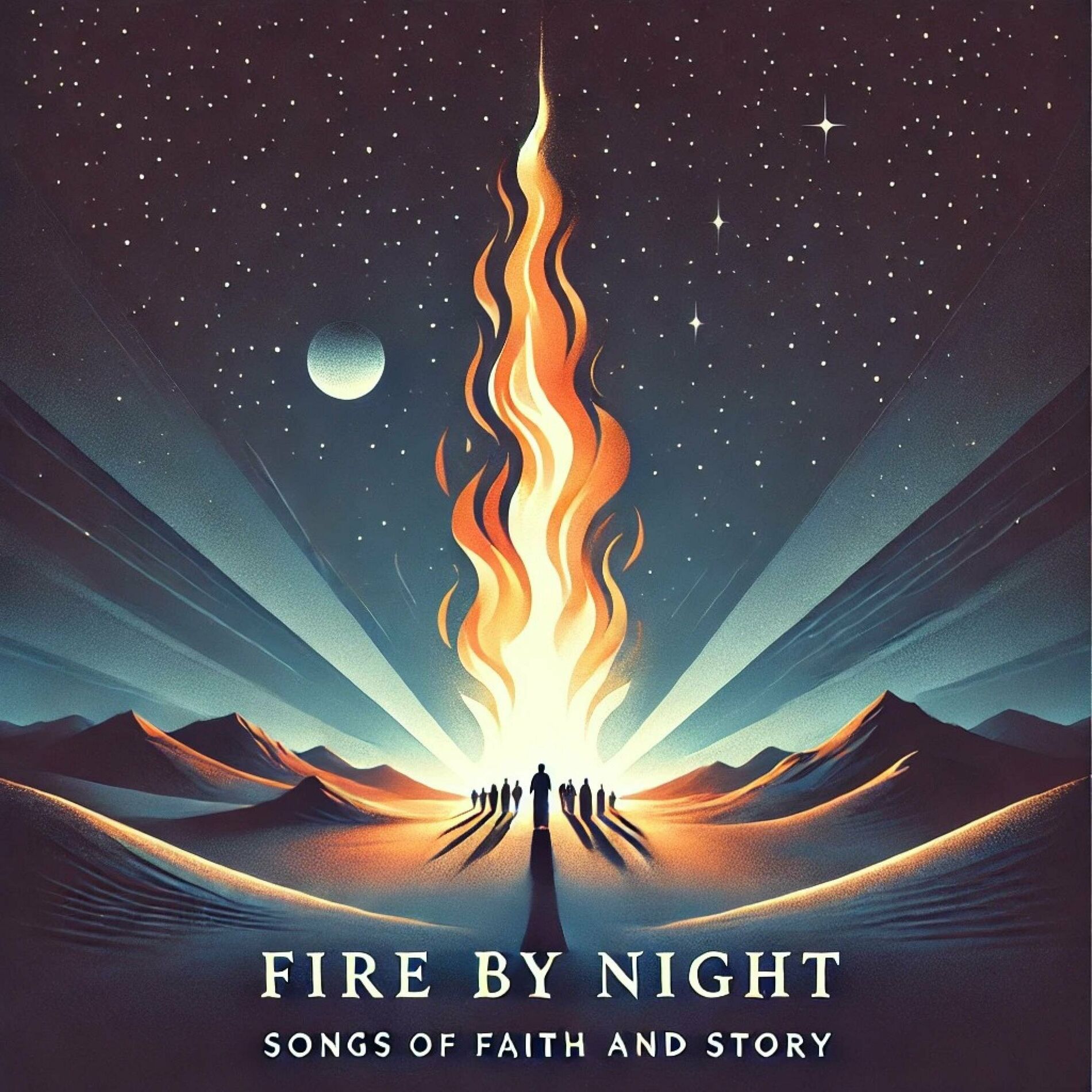 Album cover of Fire By Night Songs of Faith and Story