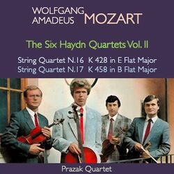Cover of Mozart: The Six Haydn Quartets, Vol. II: String Quartet No. 16 in E-Flat Major, K.428/421b - String Quartet No. 17 in B-Flat Major