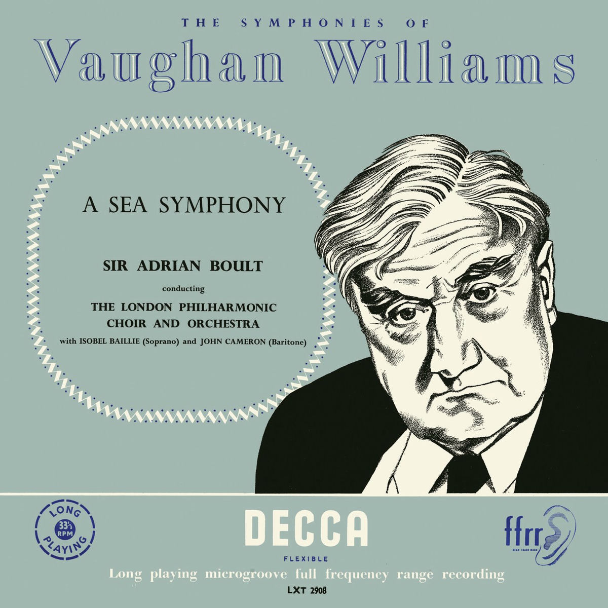 Album cover of Vaughan Williams: Symphony No. 1 'A Sea Symphony' (Adrian Boult – The Decca Legacy I, Vol. 3)