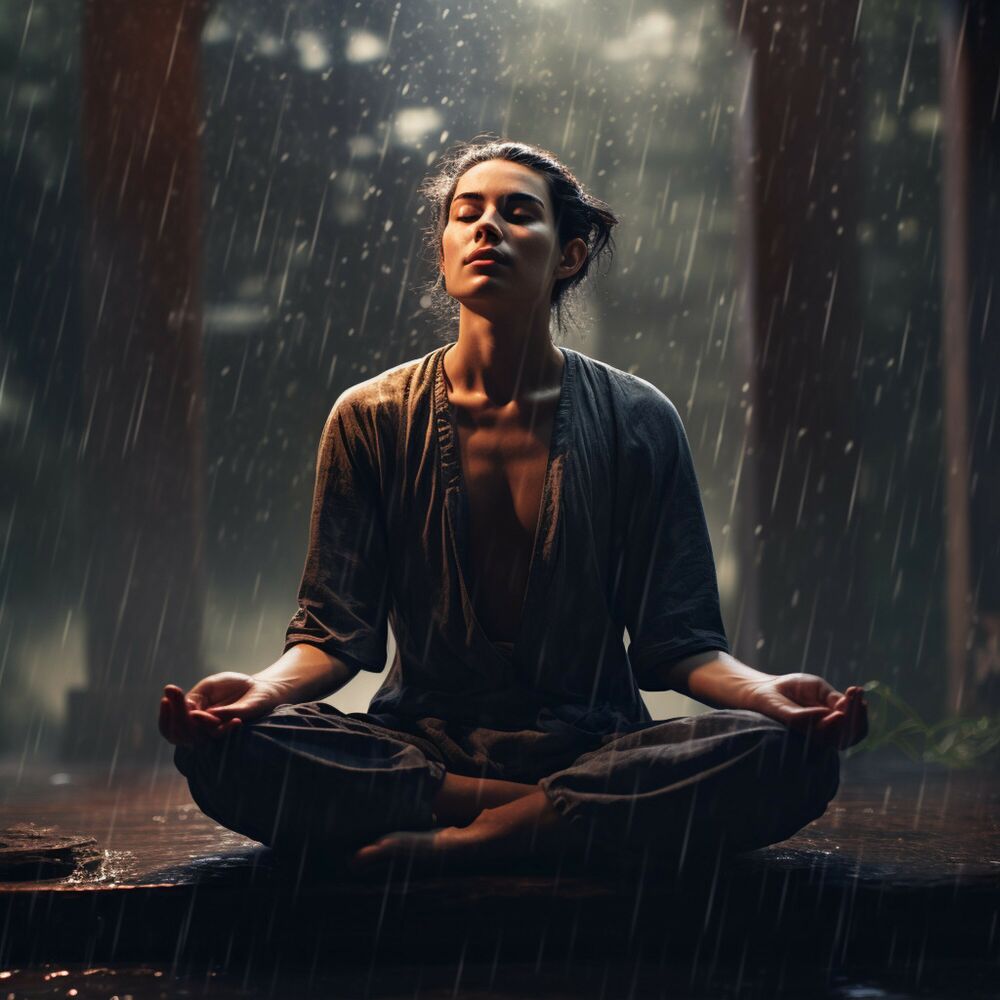 Picture of Mindful Droplets: Rain Meditations Harmony