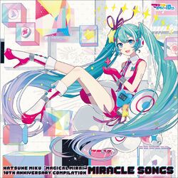 Cover of Hatsune Miku "Magical Mirai" 10th Anniversary Compilation MIRACLE SONGS