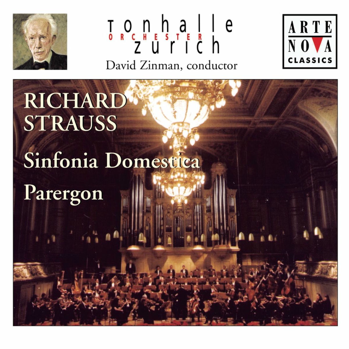 Album cover of Richard Strauss: Sinfonia Domestica; Parergon