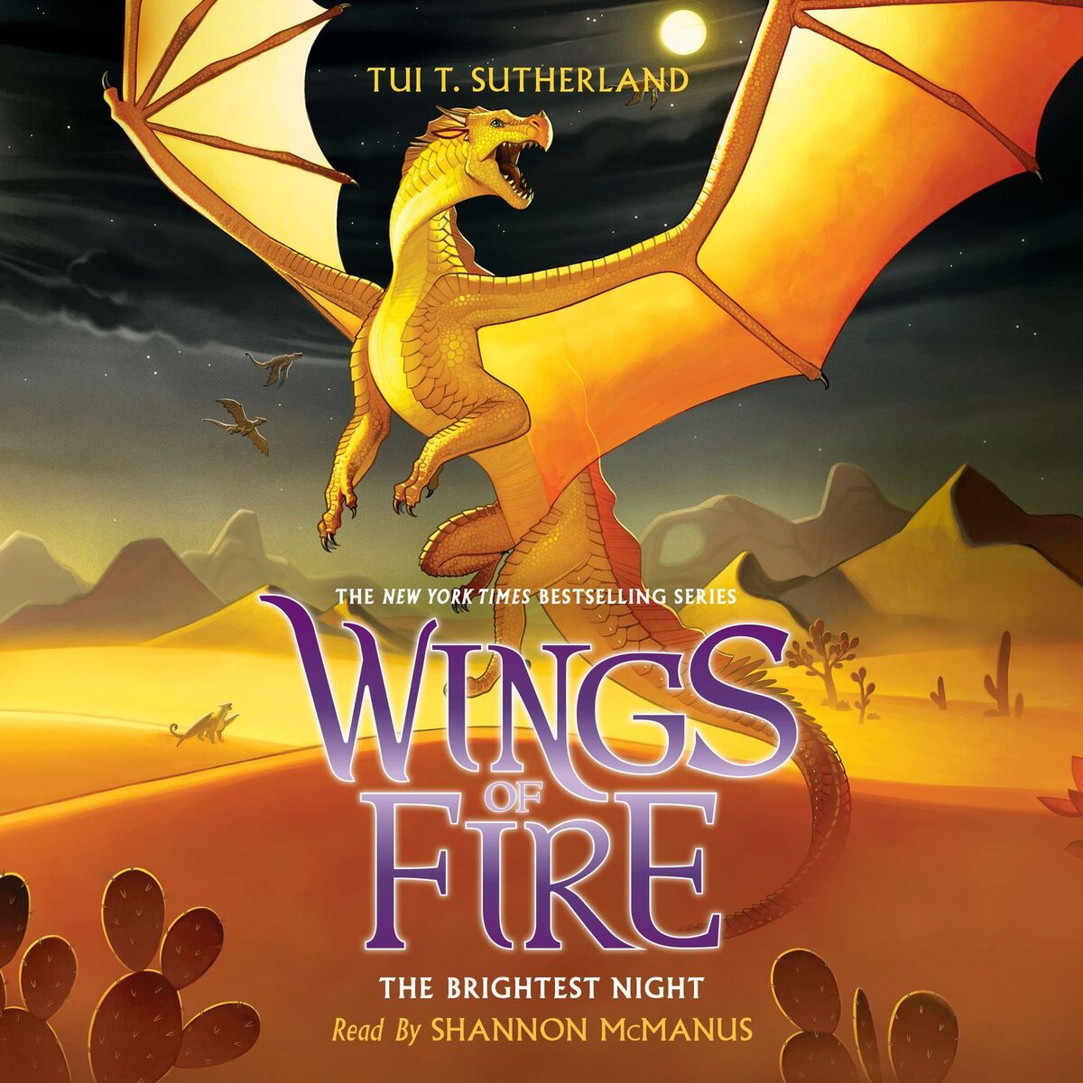 Album cover of The Brightest Night - Wings of Fire 5 (Unabridged)