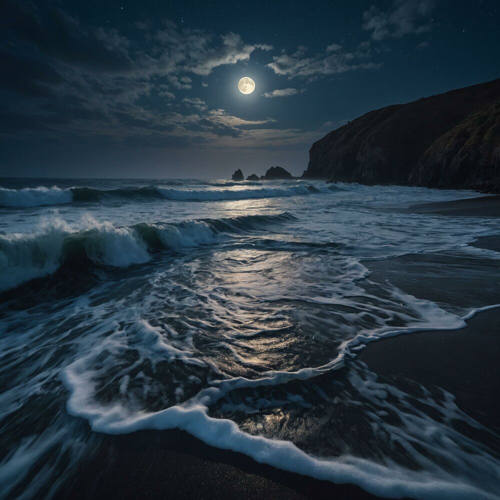 Picture of Moonlit Waves