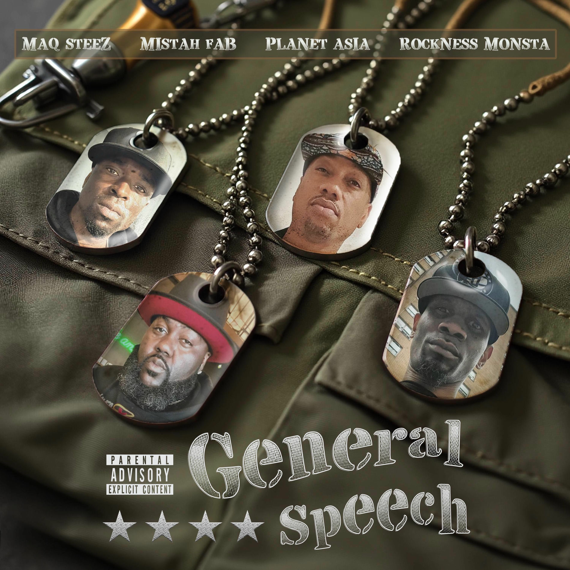 Album cover of General Speech (feat. Mistah F.A.B., Planet Asia & Rockness Monsta)