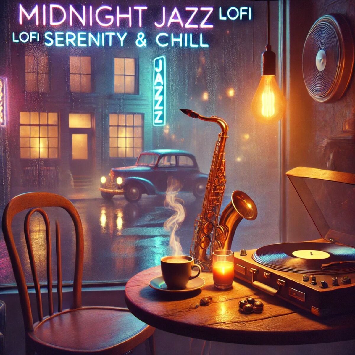 Album cover of Midnight Jazz Lofi: Serenity & Chil