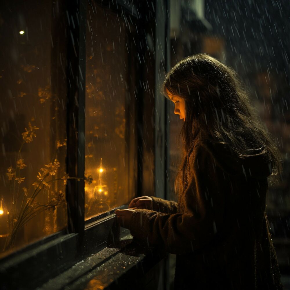 Picture of Determined Droplets: Focused Rain Rhythm