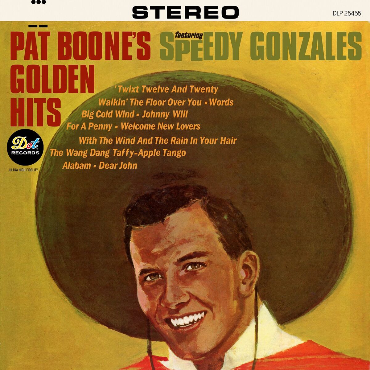 Album cover of Pat Boone's Golden Hits Featuring Speedy Gonzales
