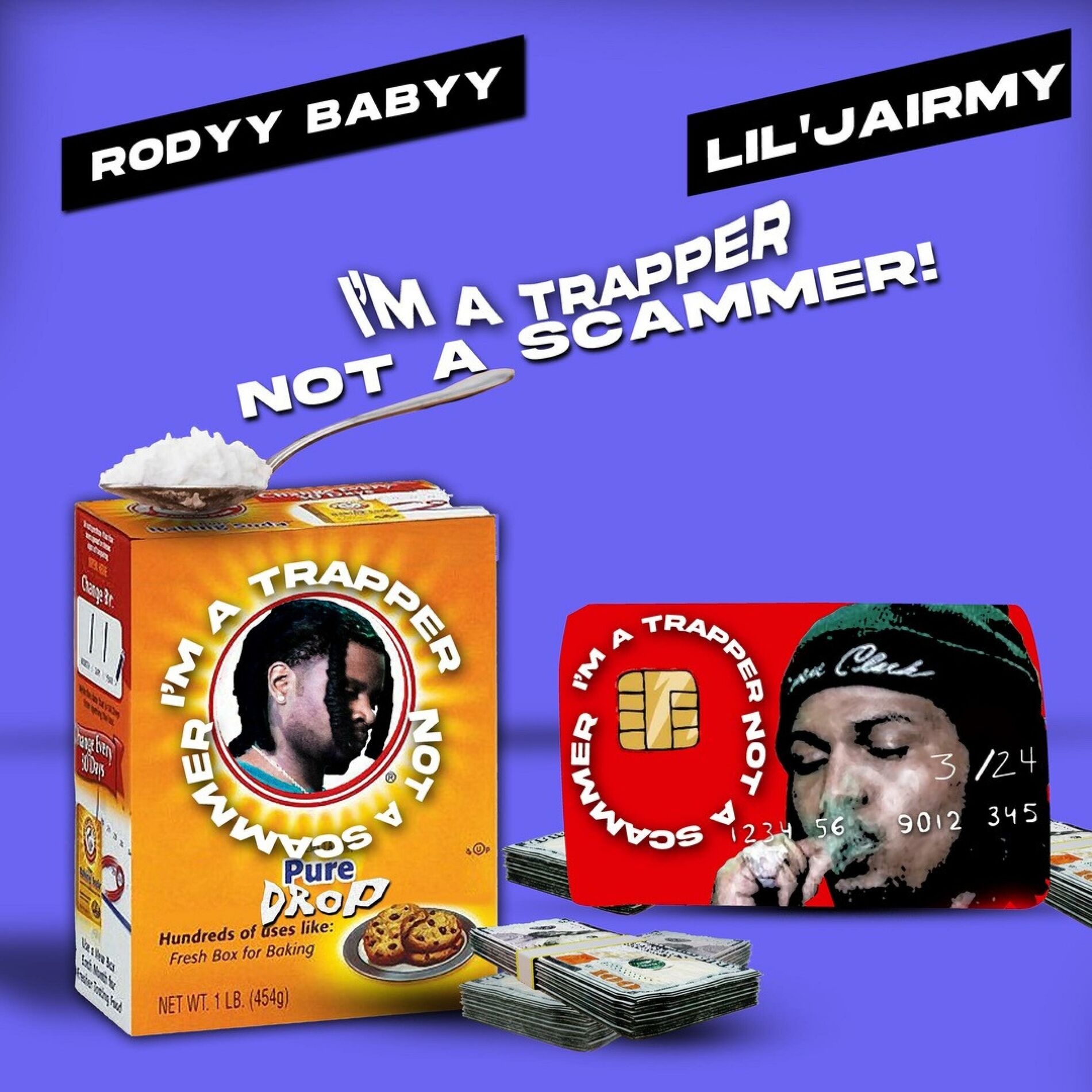 Album cover of Trapper not a scammer (feat. Lil jairmy)
