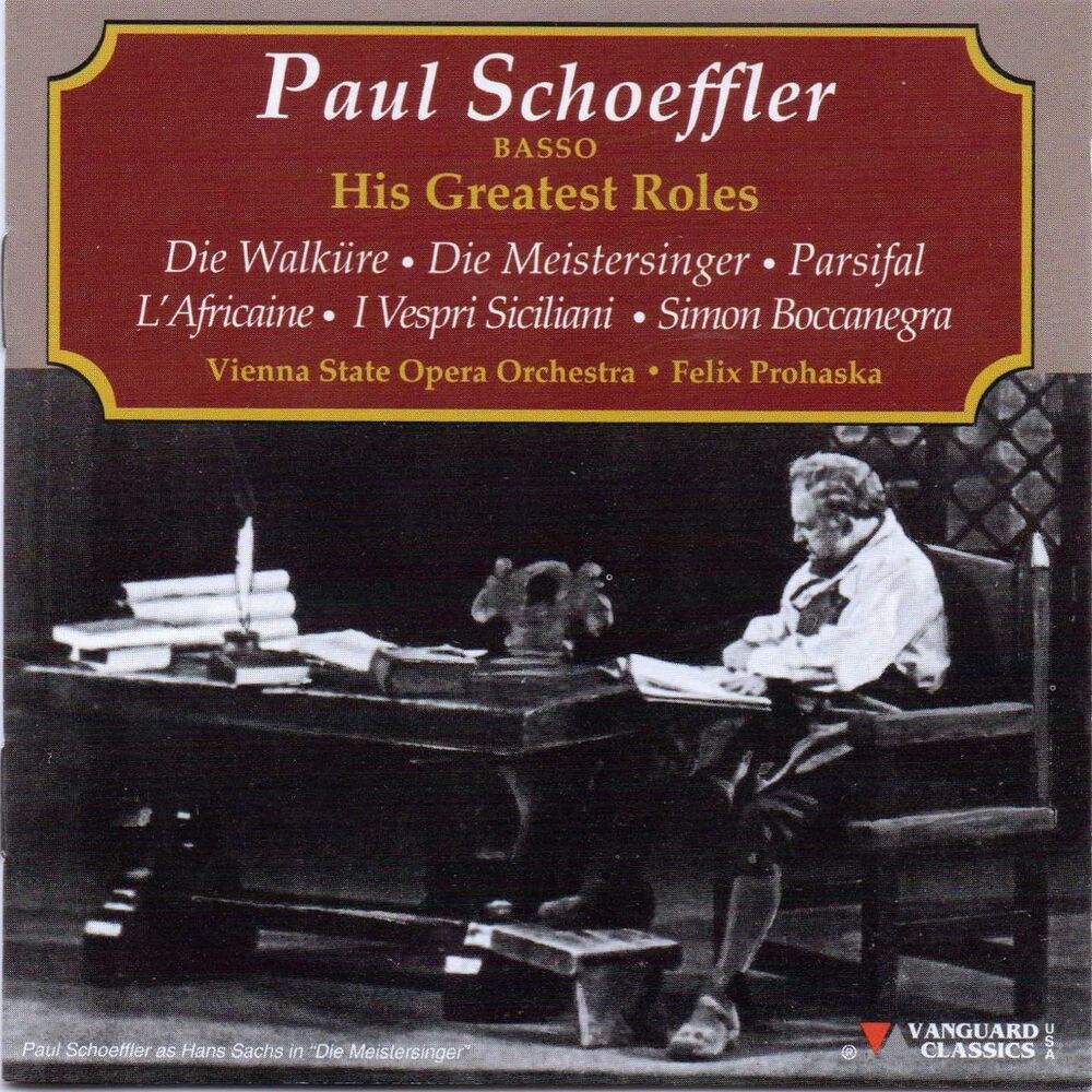 Picture of Paul Schoeffler, Basso, His Greatest Roles (Paul Schoeffler, Basso, His Greatest Roles)