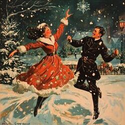 Cover of Kerstliedjes onder de Sneeuwvlokken