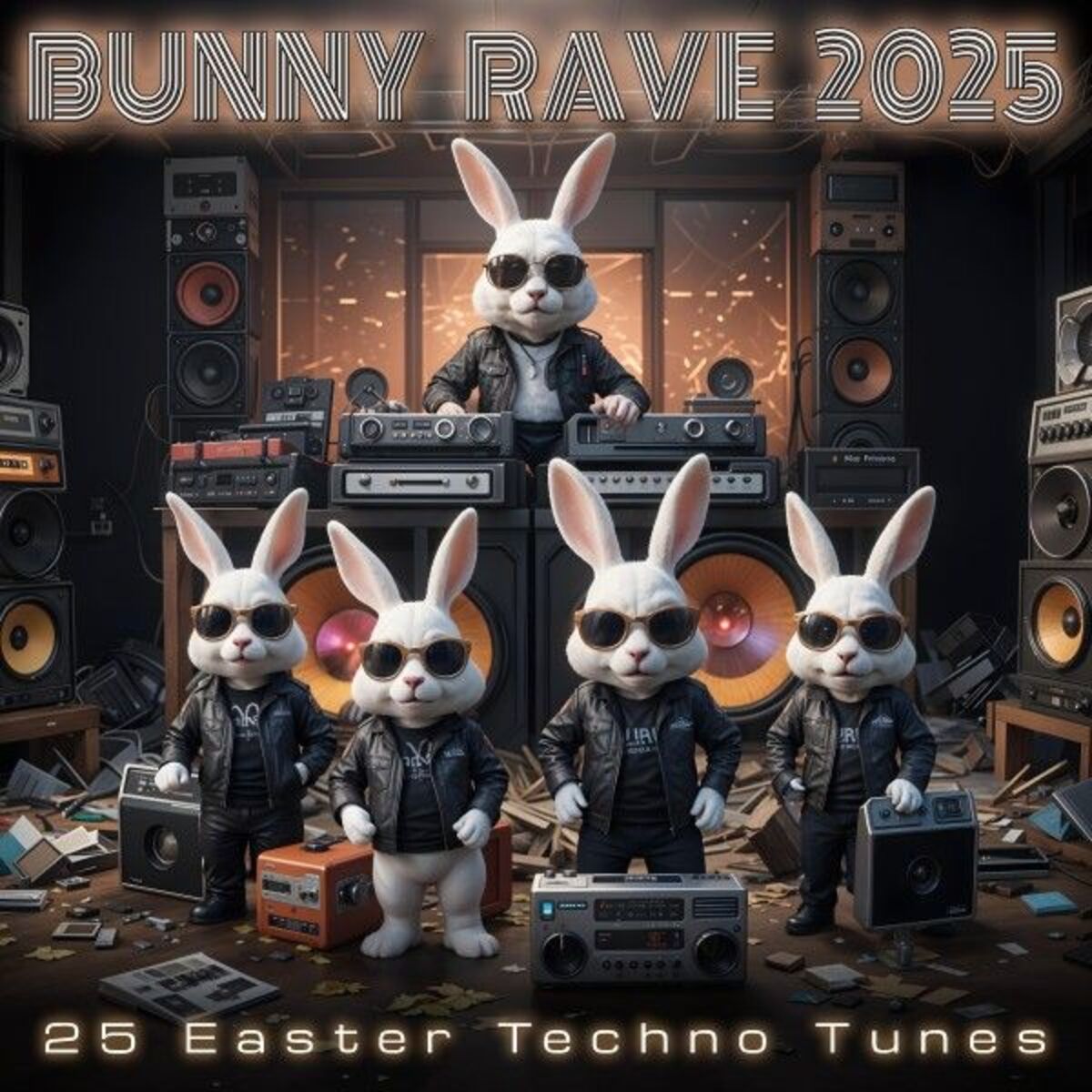 Album cover of BUNNY RAVE 2025 (25 Easter Techno Tunes)