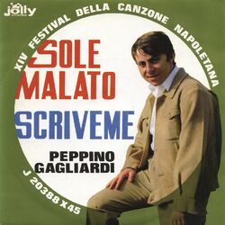Cover of Sole malato - Scriveme