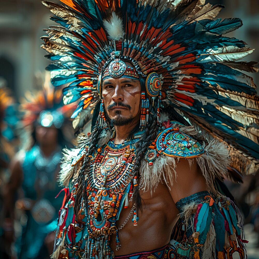 Picture of Aztec Warrior Sacrifice