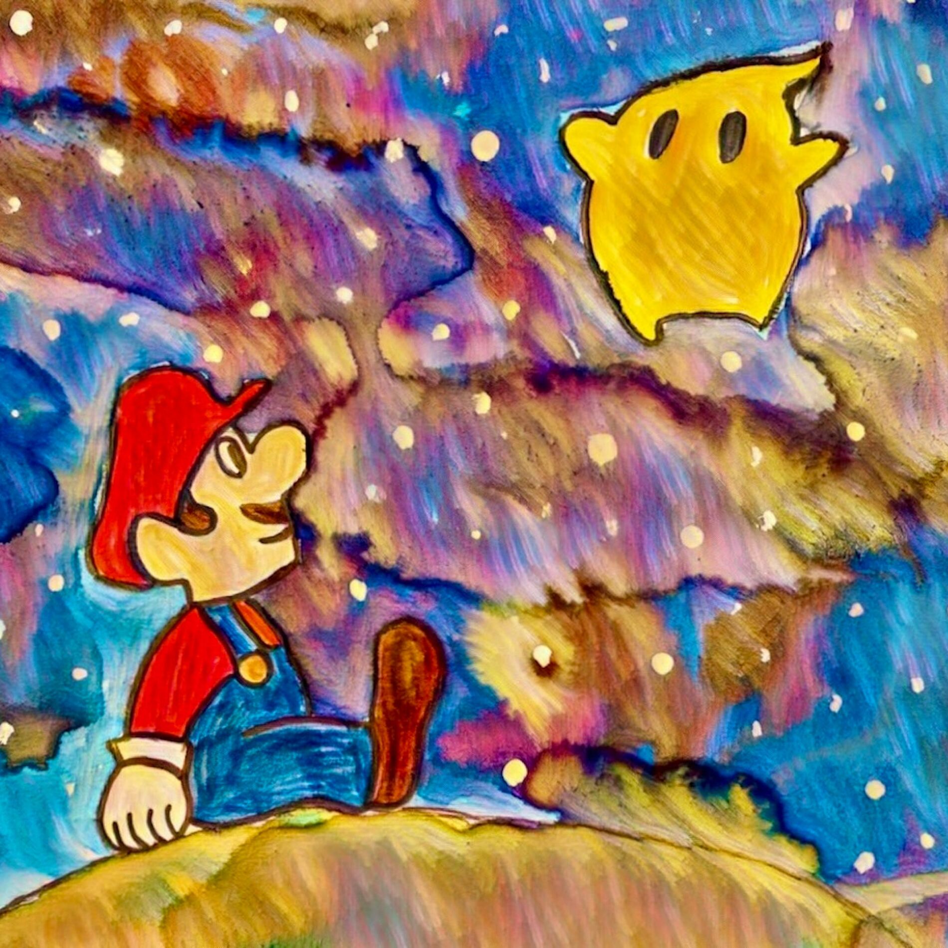 Album cover of The Night Sky (Themes from Super Mario Galaxy)