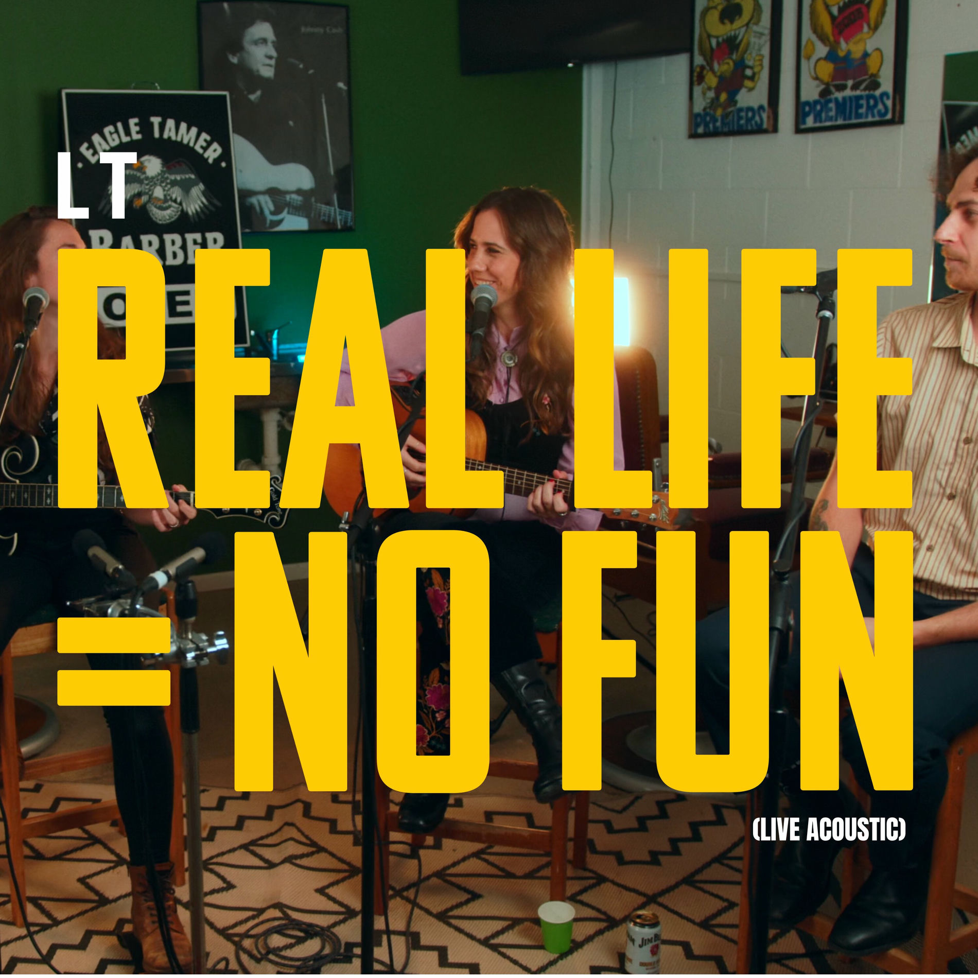 Album cover of Real Life = No Fun (Live Acoustic Version)