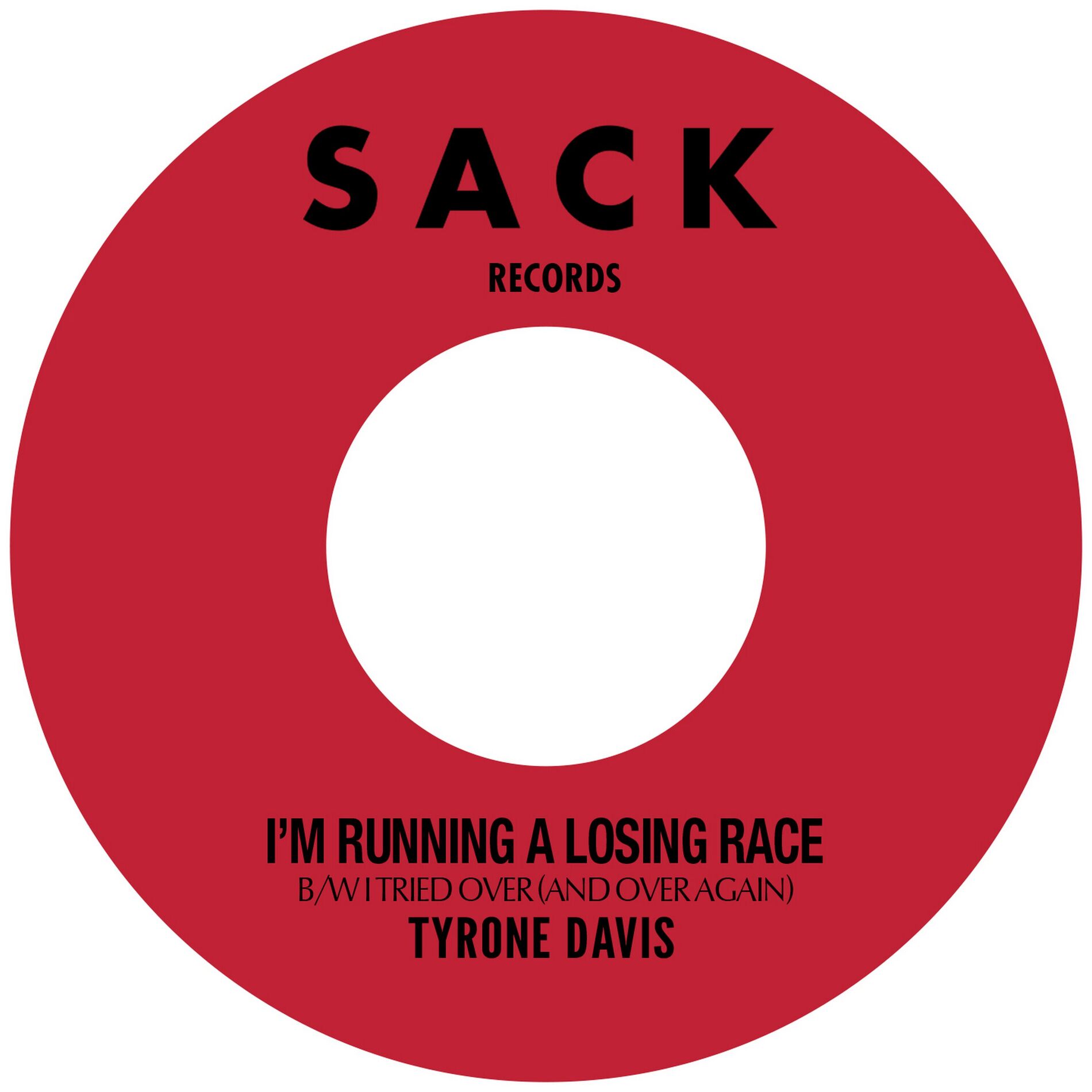Album cover of I'm Running A Losing Race B/W I Tried Over (And Over Again)