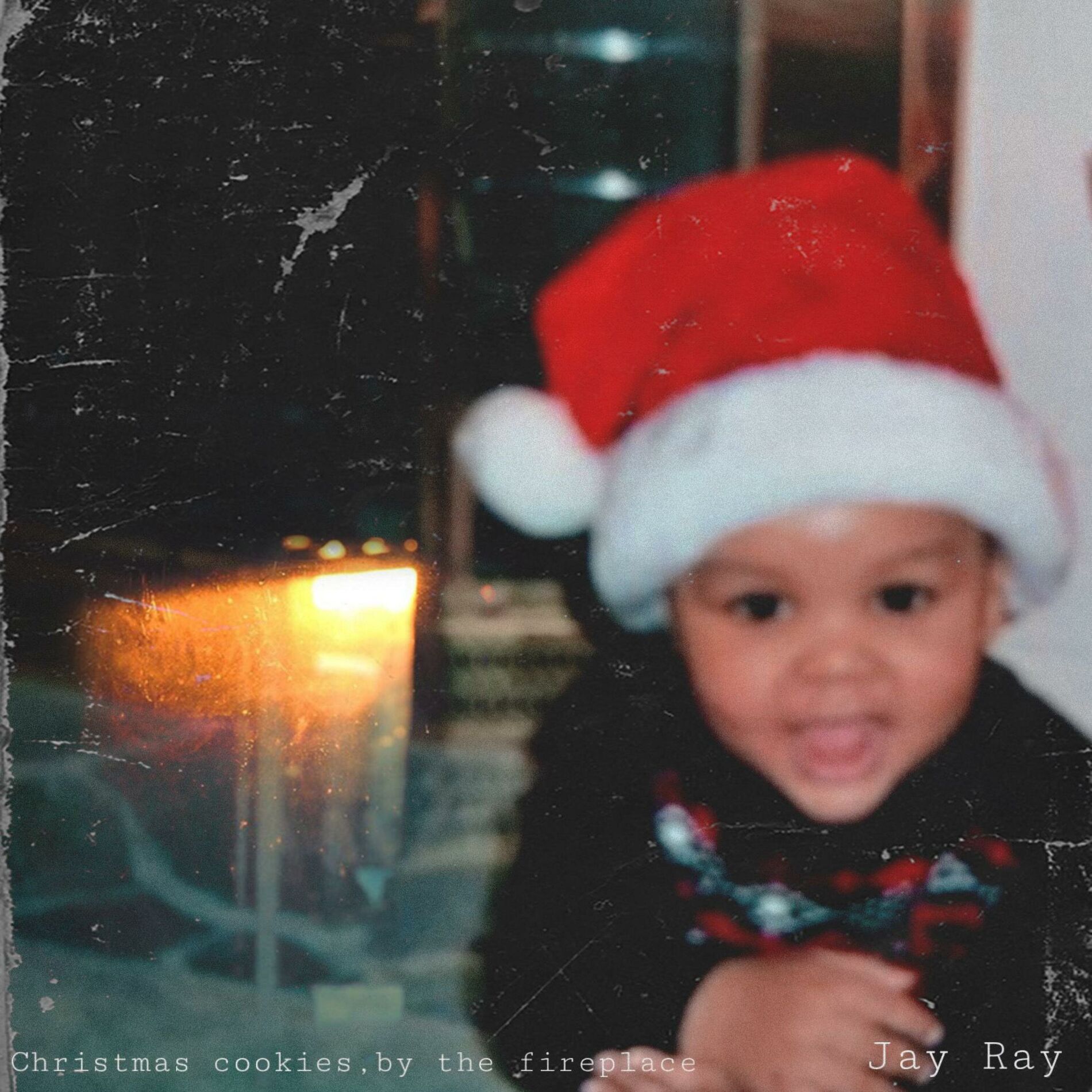 Album cover of Christmas Cookies, by the fireplace