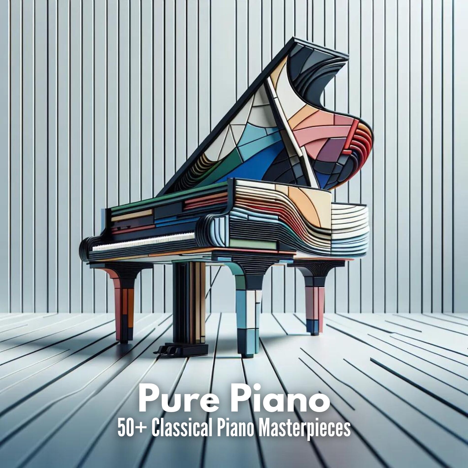 Album cover of Pure Piano: 50+ Classical Piano Masterpieces