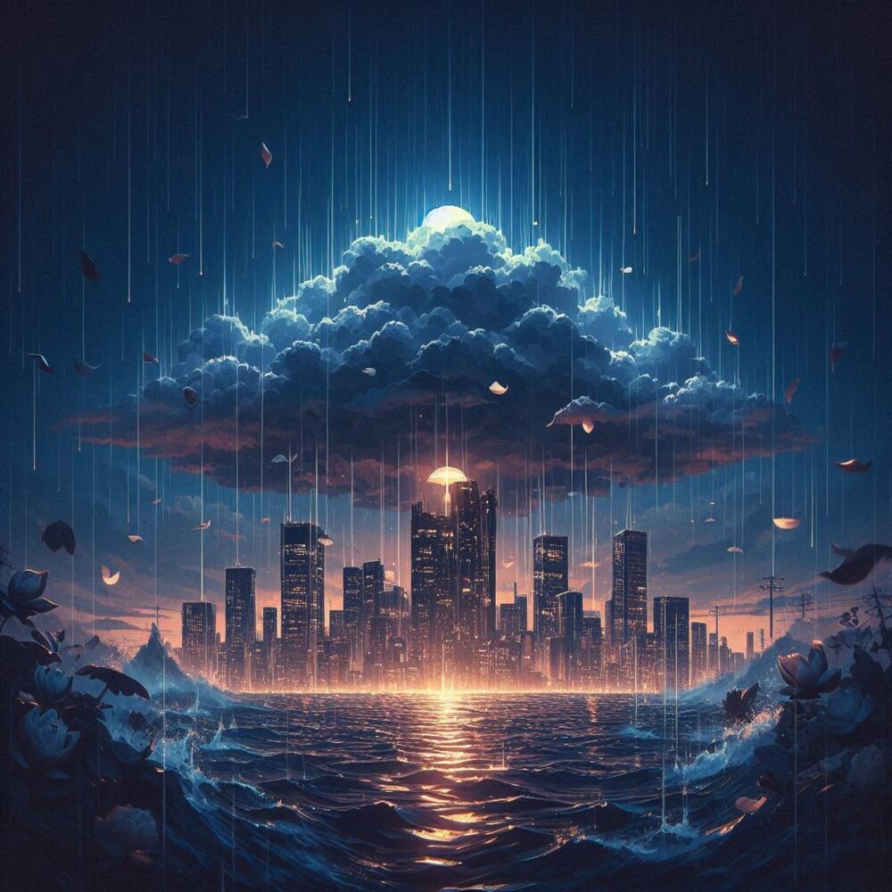 Picture of Rain Noise, Rainy Night in the City