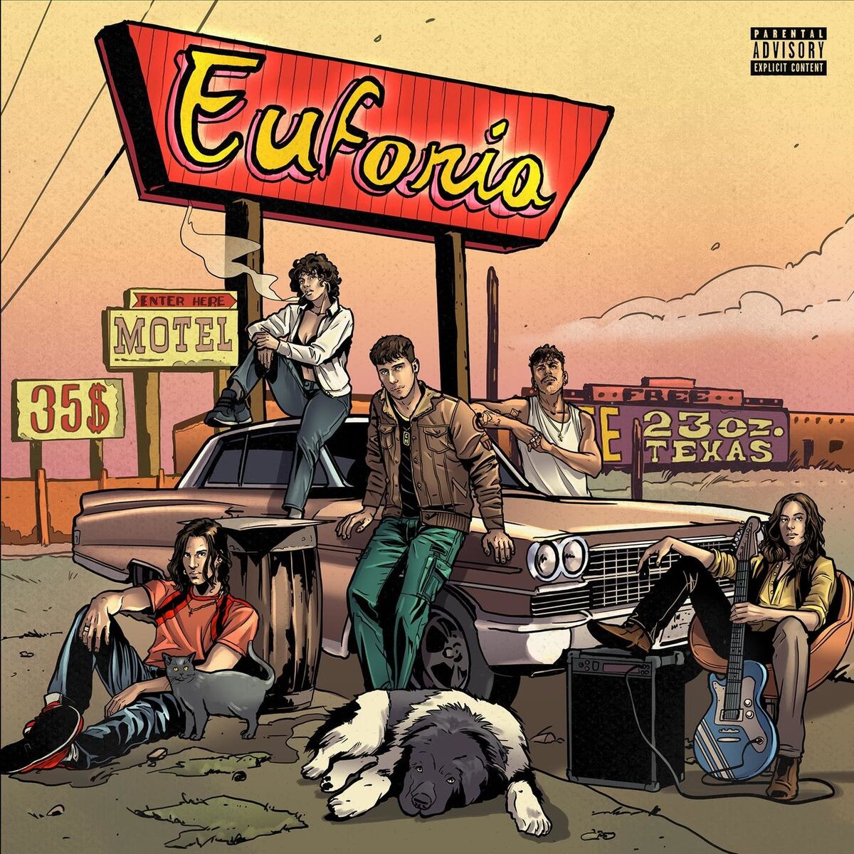 Album cover of Euforia (feat. Tedua, Birthh & AIELLO)
