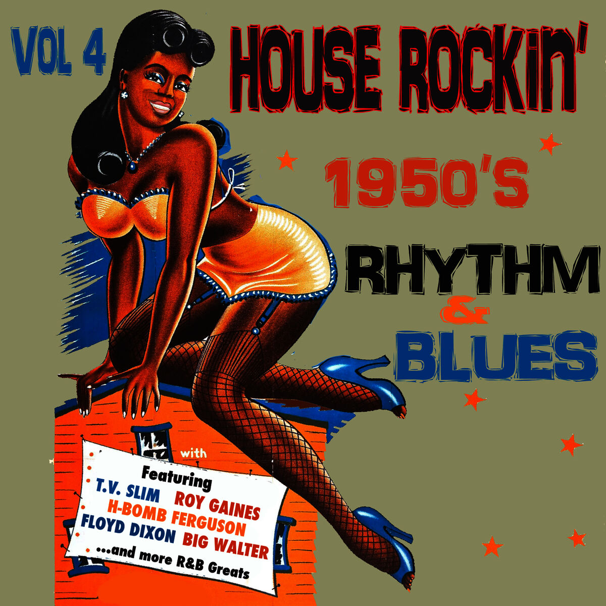 Album cover of House Rockin' 1950s Rhythm & Blues, Vol. 4