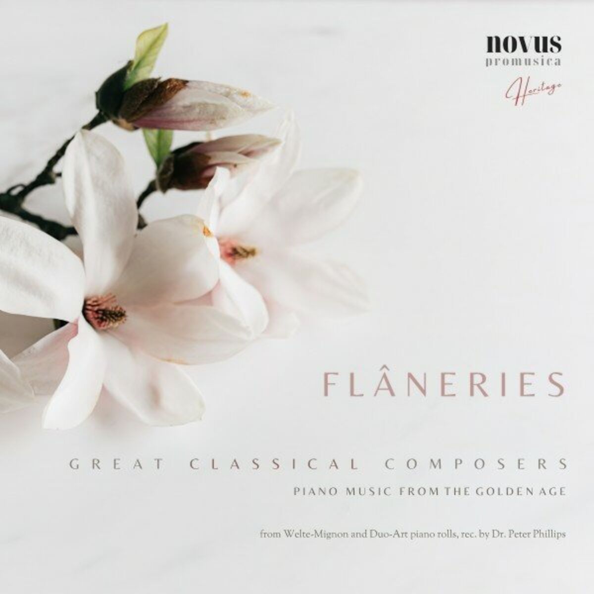 Album cover of Flâneries. Great Classical Composers