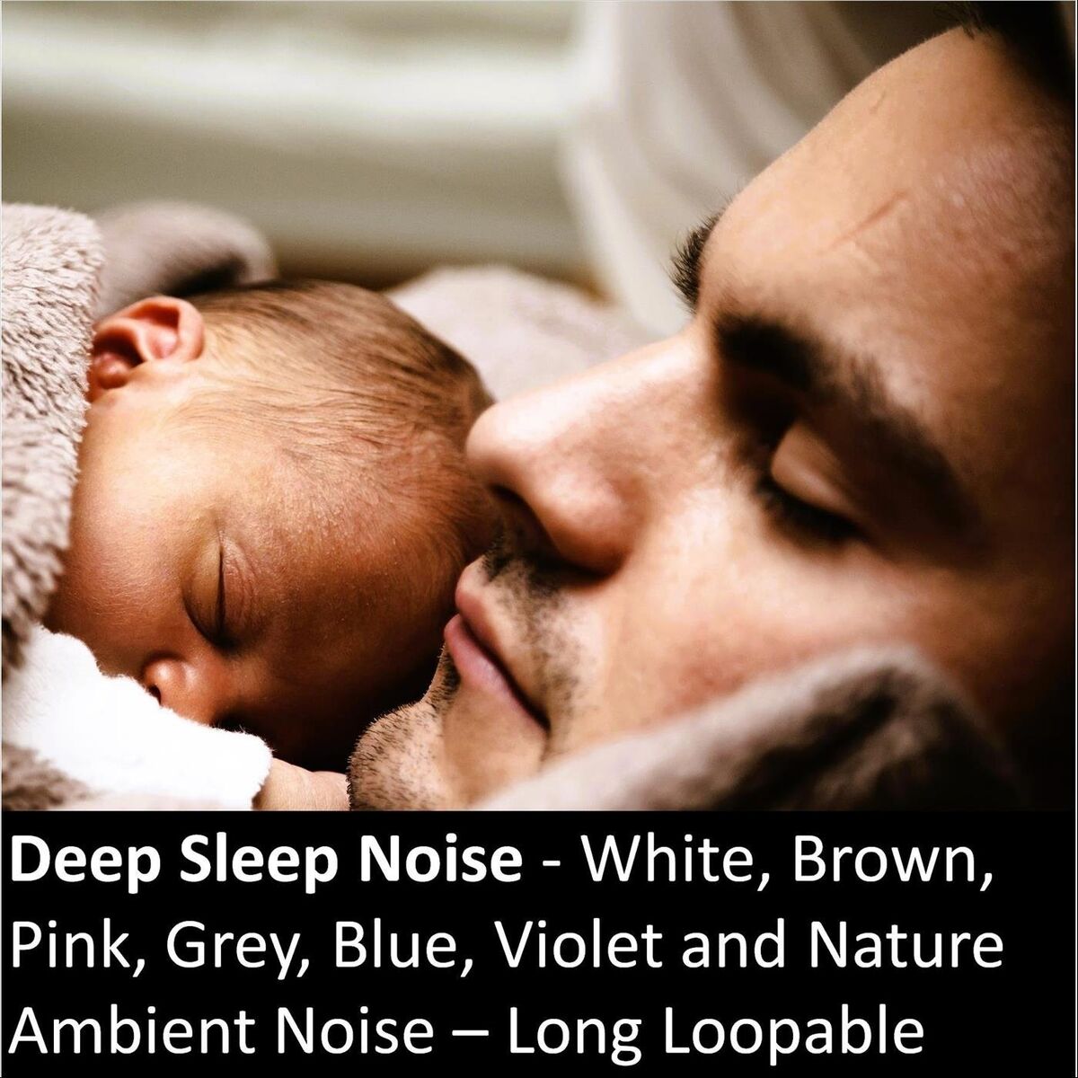 Album cover of Deep Sleep Noise: White, Brown, Pink, Grey, Blue, Violet and Nature Ambient Noise (Long Loopable)