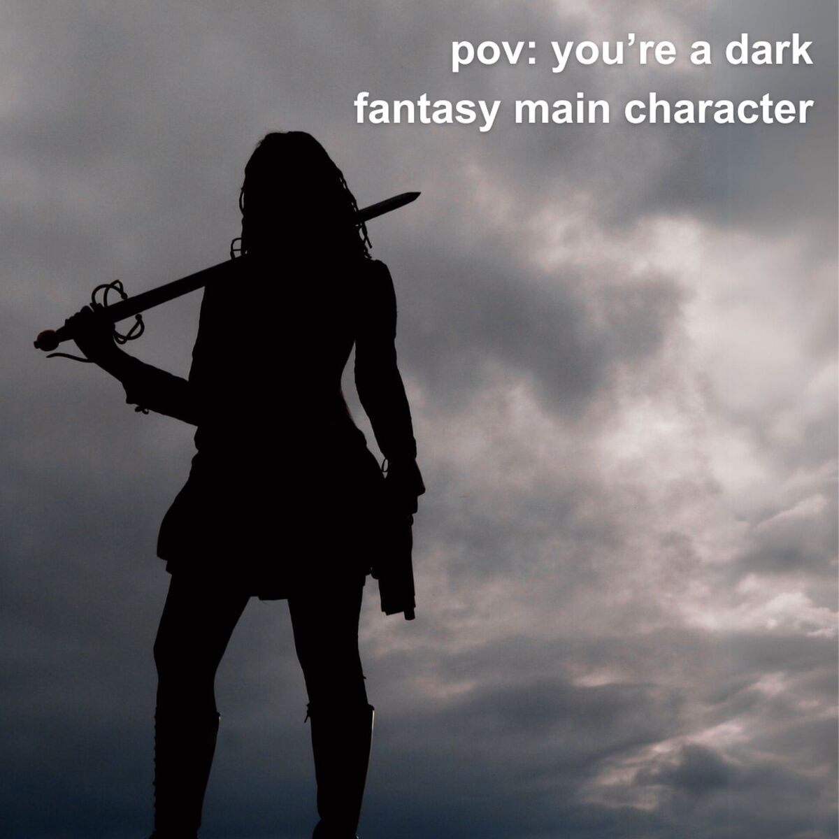 Album cover of pov: you're a dark fantasy main character