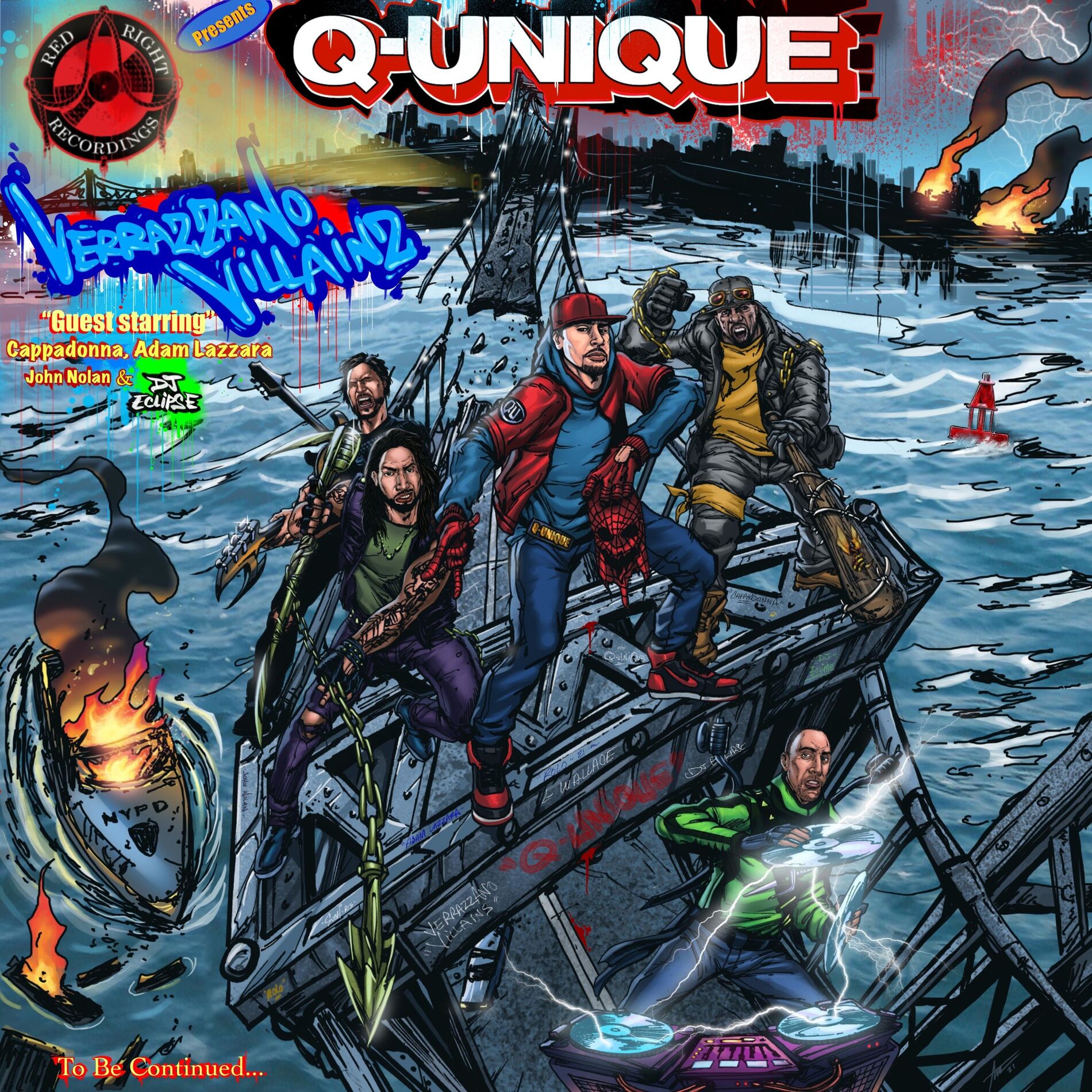 Album cover of Verrazzano Villains (feat. Cappadonna, Taking Back Sunday, DJ Eclipse)