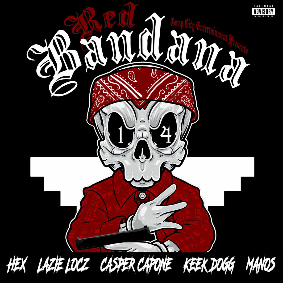 Casper Capone - Red Bandana (feat. Hex, Keek Dogg, Lazie