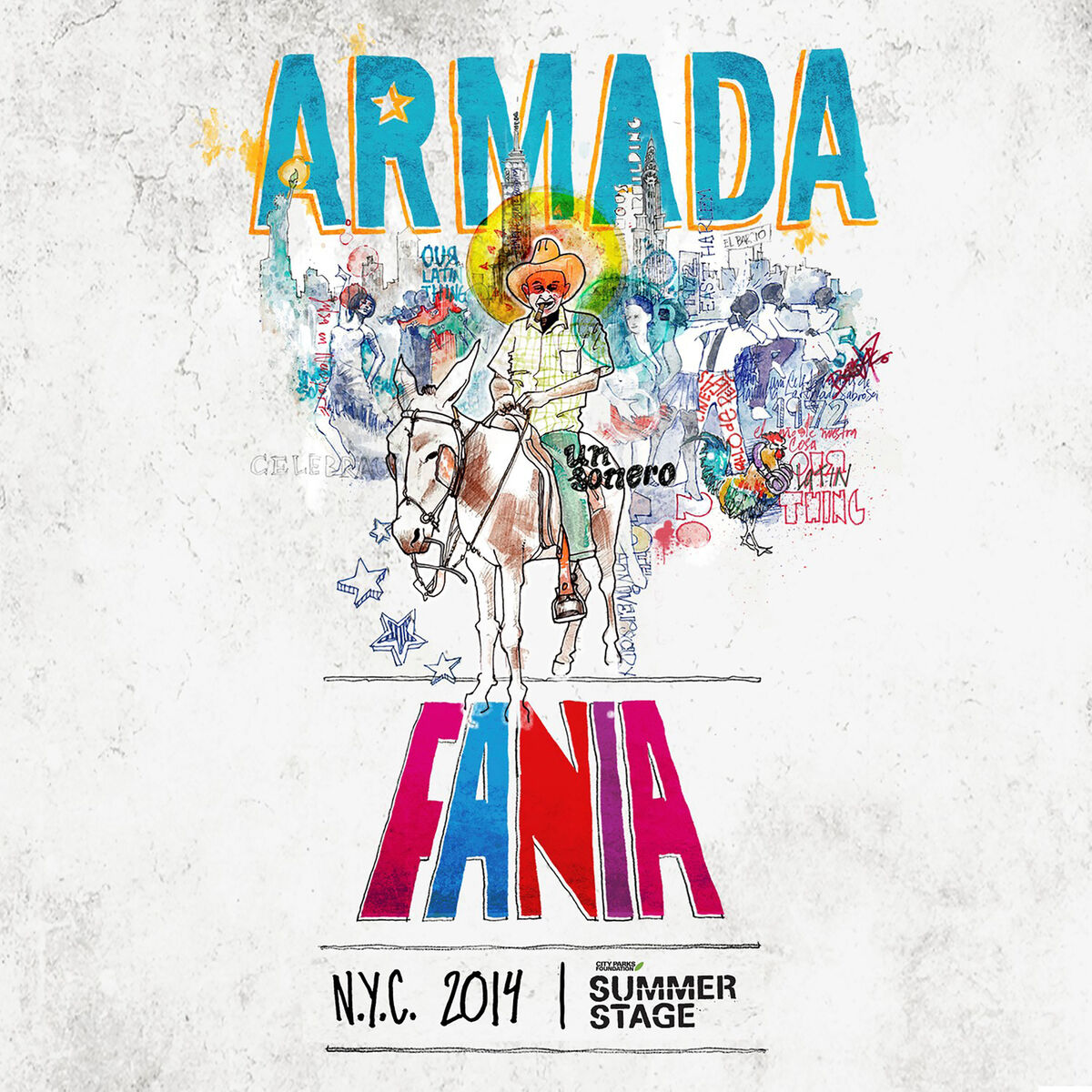 Album cover of Armada Fania: N.Y.C. 2014 At Summerstage
