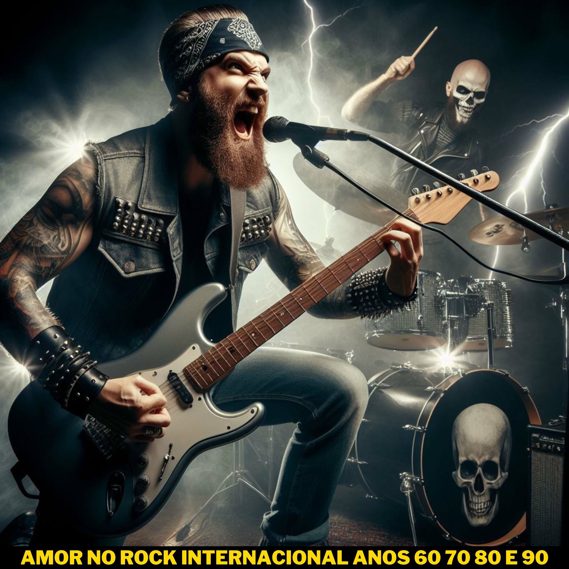 Album cover of Amor no Rock Internacional Anos 60 70 80 e 90