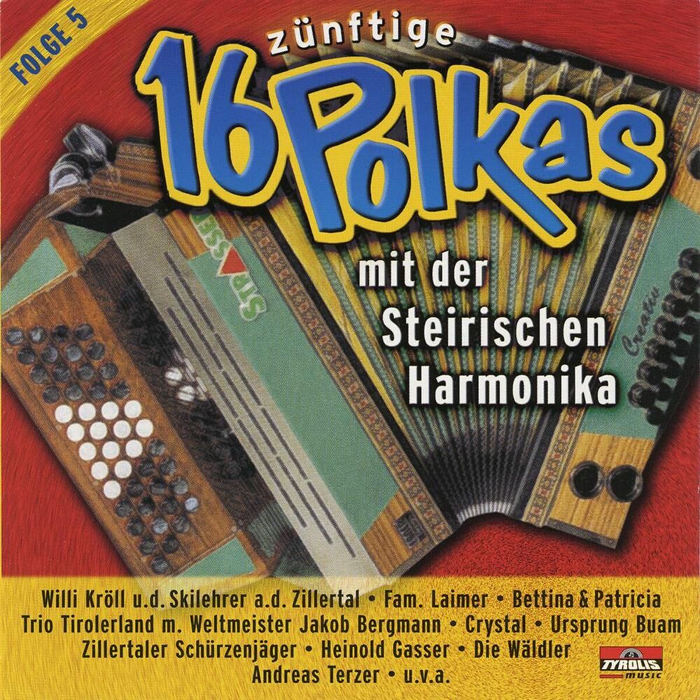 Picture of 16 zünftige Polkas mit der Steirischen Harmonika - Folge 5