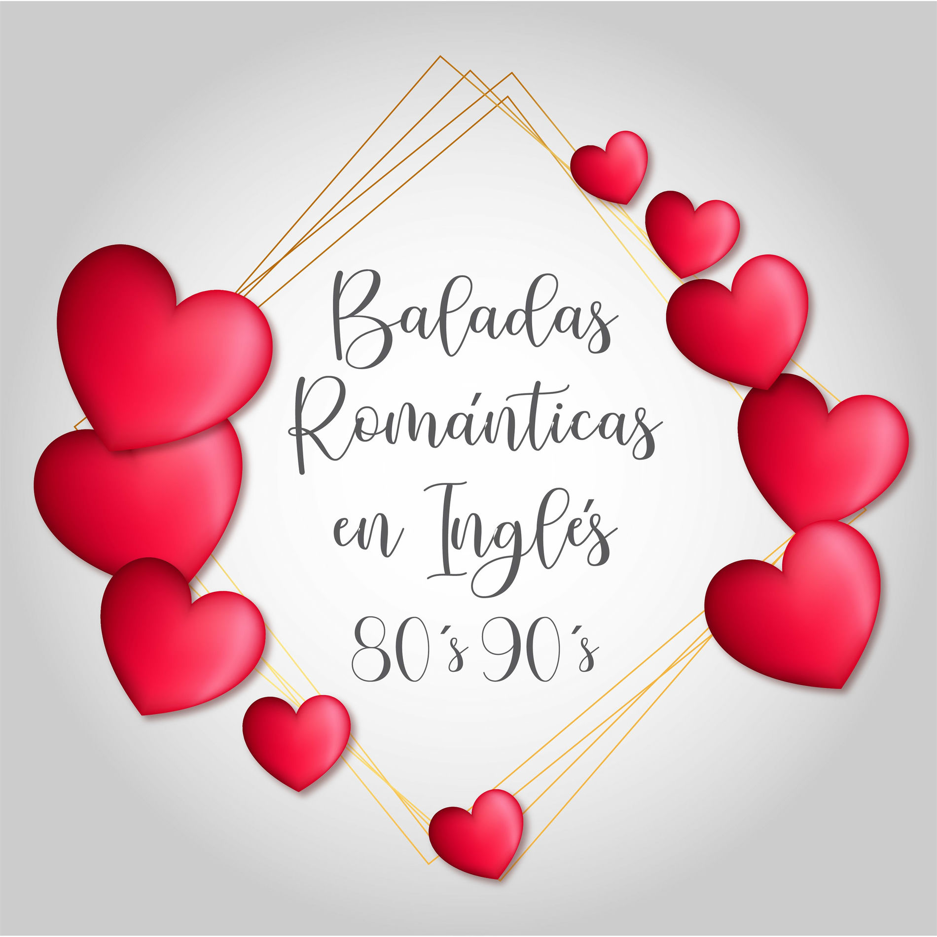 Album cover of Baladas Románticas En Inglés De Los 80 Y 90