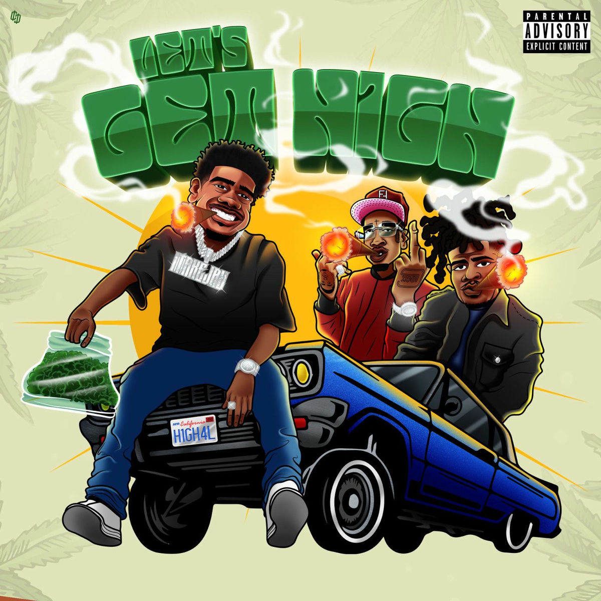 Album cover of Let's Get High (feat. 1takejay, AcetheFace)