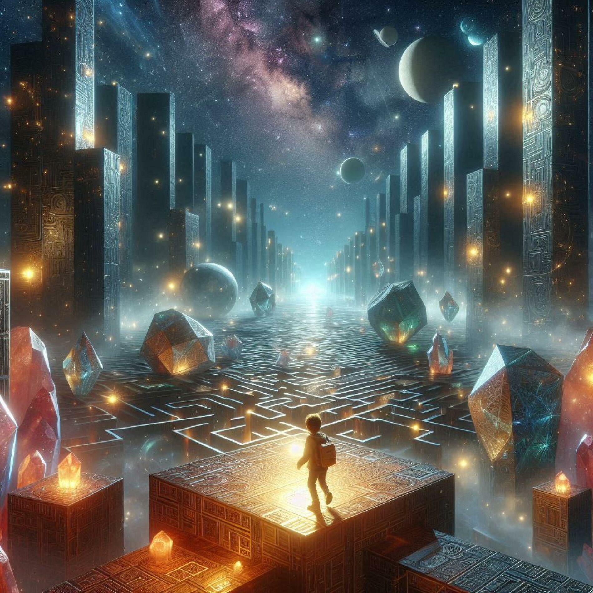 Album cover of Cosmic Labyrinth (feat. Luc)