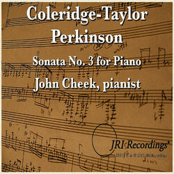 Cover of Coleridge-Taylor Perkinson’s Sonata No. 3 for Piano