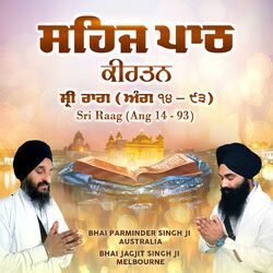 Cover of Sehaj Path Kirtan Sri Raag Ang 14-93