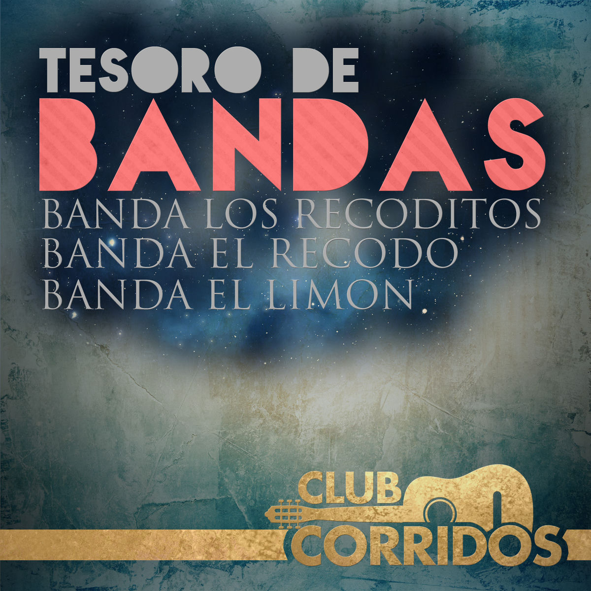 Album cover of Club Corridos: Tesoro de Bandas - Banda el Recodo, Banda los Recoditos, Banda el Limon
