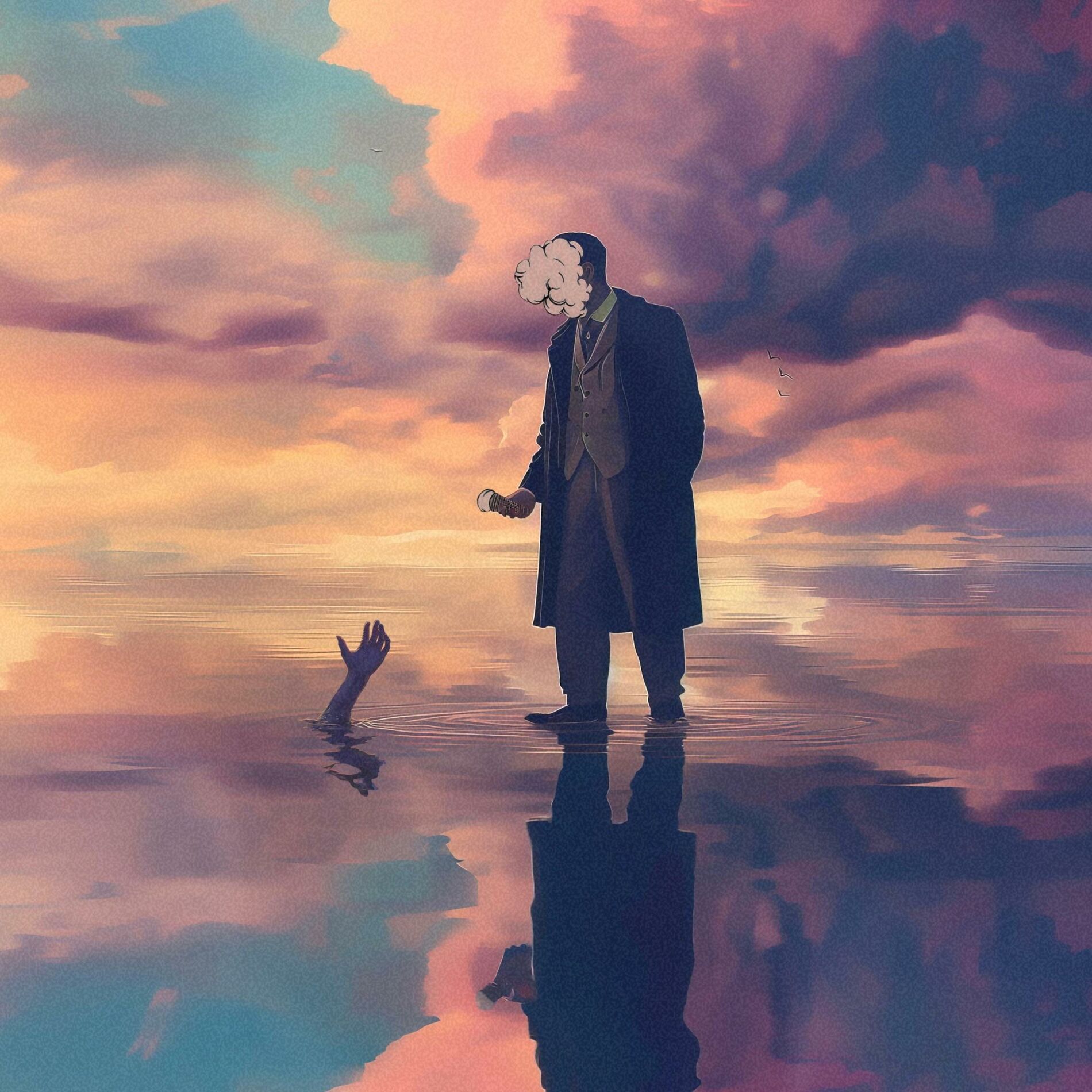 Album cover of Under The Hunter's Moon, Odd Eyes See A Shapeless God From Fantasy