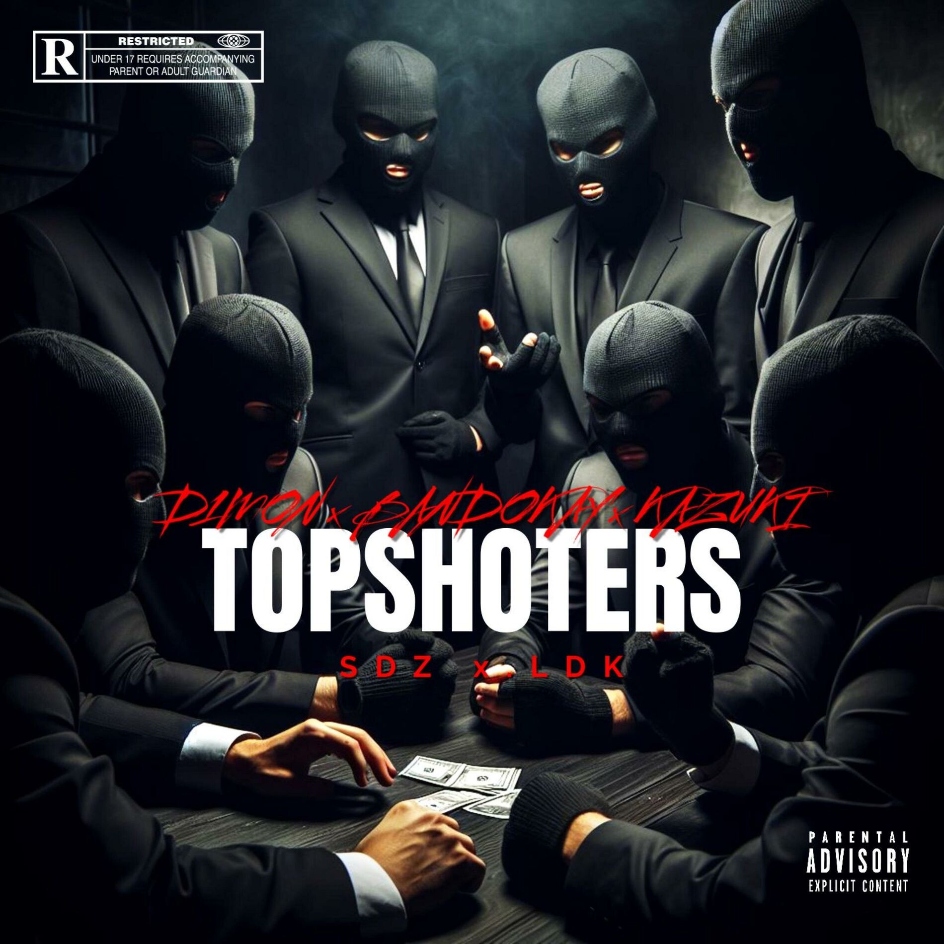 Album cover of TOPSHOTERS (feat. SDZ, D1MON, LDK, BANDOKAY & KAZUKI)